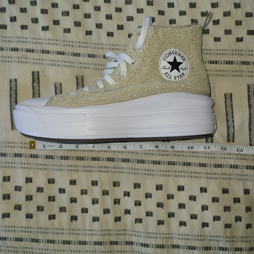 Rare Sherpa-Clad Converse Platform - Picture 6 of 13